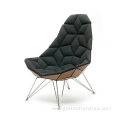 Stainless steel Leg tile chair Leisure Armchair